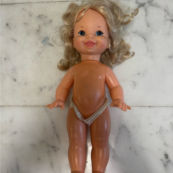 VTG 1974 Mattel CATHY QUICK CURL 15" play doll - Picture 1 of 3